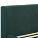 Isla Forest Green Performance Chenille Queen Upholstered Panel Bed