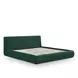 Isla Forest Green Performance Chenille King Upholstered Panel Bed