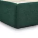 Isla Forest Green Performance Chenille King Upholstered Panel Bed