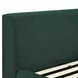 Isla Forest Green Performance Chenille King Upholstered Panel Bed