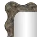 Charlene Watercolor Print Rectangular Squiggle Wall Mirror
