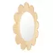 Coralie Natural Round Wall Mirror