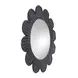 Coralie Black Round Wall Mirror
