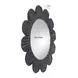 Coralie Black Round Wall Mirror