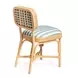Dorine Mint Green and White Performance Fabric Upholstered Dining Chair