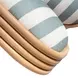 Dorine Mint Green and White Performance Fabric Upholstered Dining Chair