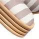 Dorine Khaki and White Performance Fabric Upholstered Dining Chair