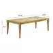 Brandyss Natural Burl Rectangular Dining Table