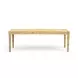 Brandyss Natural Burl Rectangular Dining Table
