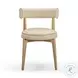 Nikita Taupe Performance Vegan Leather Dining Chair