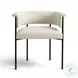 Taylor Cream Performance Vegan Leather Dining Chair