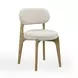 Carnation Cream Performance Fabric Upholstered Dining Chair