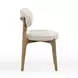 Carnation Cream Performance Fabric Upholstered Dining Chair