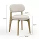 Carnation Cream Performance Fabric Upholstered Dining Chair
