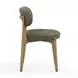 Carnation Forest Green Performance Fabric Upholstered Dining Chair