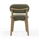 Carnation Forest Green Performance Fabric Upholstered Dining Chair