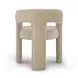 Malone Taupe Performance Fabric Upholstered Dining Chair
