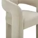 Malone Taupe Performance Fabric Upholstered Dining Chair