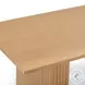 Chelsea Natural Oak Wood 79" Rectangular Dining Table