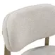 Carnation Cream Performance Fabric Upholstered Counter Height Stool