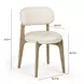 Carnation Cream Upholstered Dining Chair