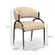Tatum Taupe Upholstered Dining Chair