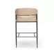 Tatum Taupe Upholstered Counter Height Stool