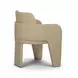 Leo Taupe Upholstered Dining Chair