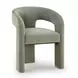 Malone Green Performance Fabric Upholstered Dining Chair