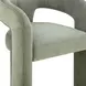 Malone Green Performance Fabric Upholstered Dining Chair