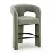 Malone Green Performance Fabric Upholstered Counter Height Stool