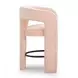 Malone Blush Performance Fabric Upholstered Counter Height Stool