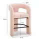 Malone Blush Performance Fabric Upholstered Counter Height Stool
