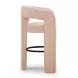 Malone Blush Performance Fabric Upholstered Bar Stool