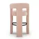 Malone Blush Performance Fabric Upholstered Bar Stool