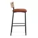 Celine Maroon Performance Fabric Upholstered Bar Stool