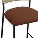 Celine Maroon Performance Fabric Upholstered Bar Stool