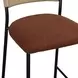 Celine Maroon Performance Fabric Upholstered Counter Height Stool