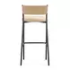 Celine Tan Performance Fabric Upholstered Counter Height Stool