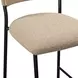 Celine Tan Performance Fabric Upholstered Counter Height Stool