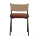 Celine Maroon Performance Fabric Upholstered Dining Chair Set of 2