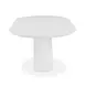 Nara Pure White Oval Outdoor Concrete Dining Room Set