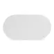 Nara Pure White 84" Oval Outdoor Concrete Dining Table