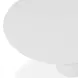 Nara Pure White 84" Oval Outdoor Concrete Dining Table