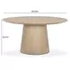 Sahara Natural Driftwood 60" Round Dining Table