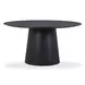 Sahara Black 60" Round Dining Table