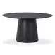 Sahara Black 60" Round Dining Table