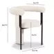 Synn Cream Performance Fabric Upholstered Dining Chair
