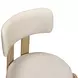Odessa Cream Vegan Upholstered Leather Dining Chair