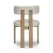 Odessa Cream Vegan Upholstered Leather Dining Chair
